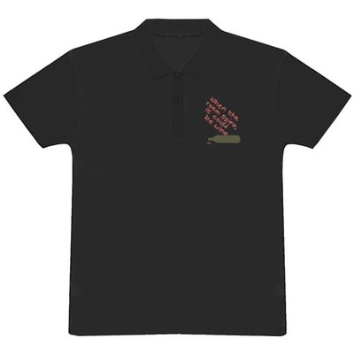 'Too Much Wine' Adult Polo Shirt / T-Shirt (PL050716)
