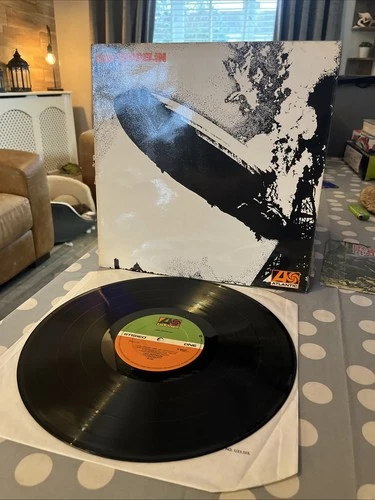 LED ZEPPELIN I SELF TITLED VINYL LP ATLANTIC UK 1972 EARLY PRESS A1/B4 EX/EX