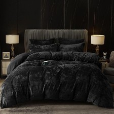 Truly Velvet Duvet Cover Set King Size 3pcs Ultra Soft Breathable Comforter