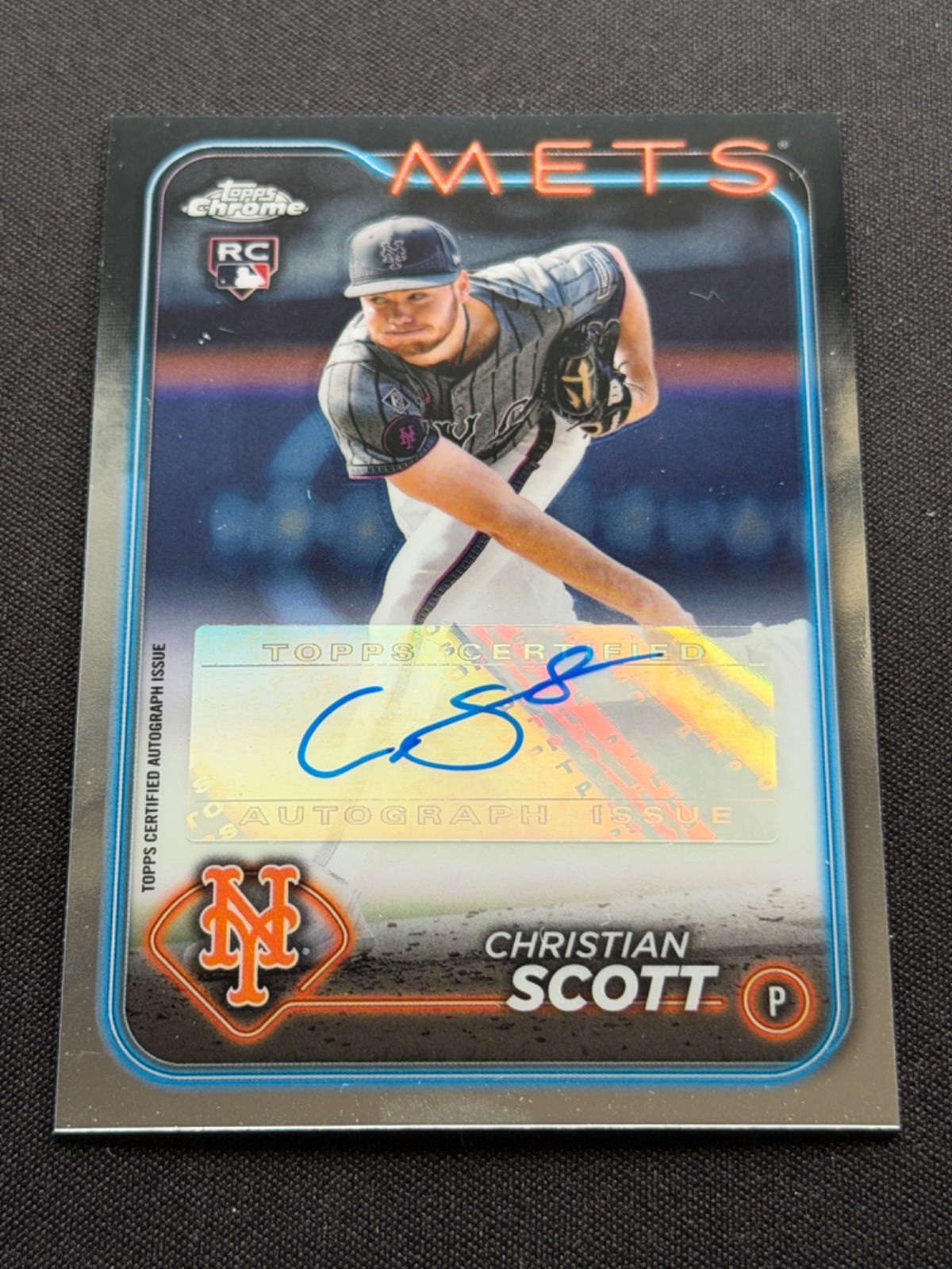 2024 Topps Chrome Update Auto Christian Scott #AC-CSC Auto