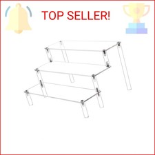 ihomecooker 3 Steps Clear Acrylic Display Riser Cupcake Stand Display for Decora
