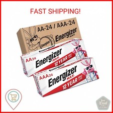 Energizer AA and AAA Batteries, 48 Count, Combo Pack Contains 24 Max Double A an
