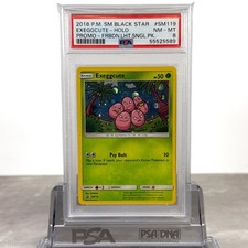 Exeggcute Holo SM119 Forbidden Light Single Pack Pokemon PSA 8 Nm-Mt