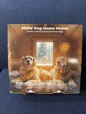 Dog House Heater Adjustable Heating 800W Anti-Chew Cord Overheat Protection