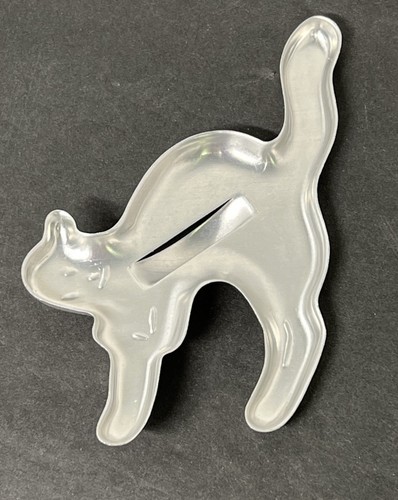 Vintage Metal Mirro Cookie Cutters Witch Cat Turkey Halloween Thanksgiving - Picture 7 of 8