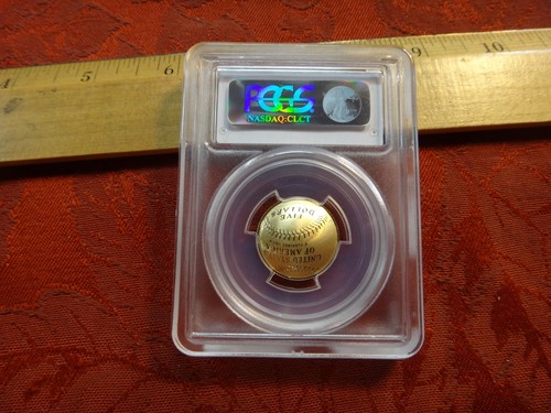 2014-W Gold United States Baseball Hall of Fame $5 Coin PCGS PR70 DCAM - Picture 5 of 7