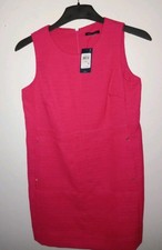 NWT Tommy Hilfiger Magenta Sleeveless Scoop Neck Pockets Above Knee Dress 10 Pet