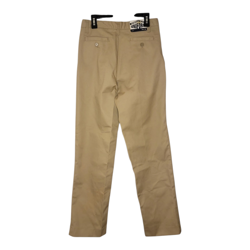 NWT Authentic Galaxy School Uniform Khaki Tan Unisex Size 12 Pants Sure To Fit - Picture 2 of 10