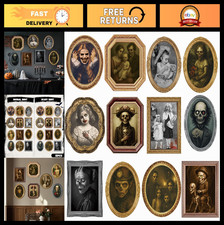 Spooky Halloween Wall Decor Props - 12 Pack Indoor Party Decorations