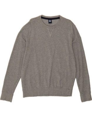 NORTH SAILS Herren Sweatshirt Pullover Large Grau Baumwolle AW03