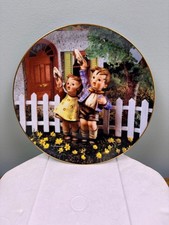 MJ Hummel Little Companions Come Back Soon Plate M7394 1990 Danbury Mint