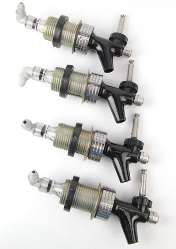 Set of 4 Vintage Pepsi Dew Coke Soda Dispenser Premix Valves Taps, Cornelius?