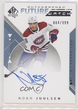 2018-19 SP Authentic Auto Future Watch 804/999 Noah Juulsen #153 Auto 7b5