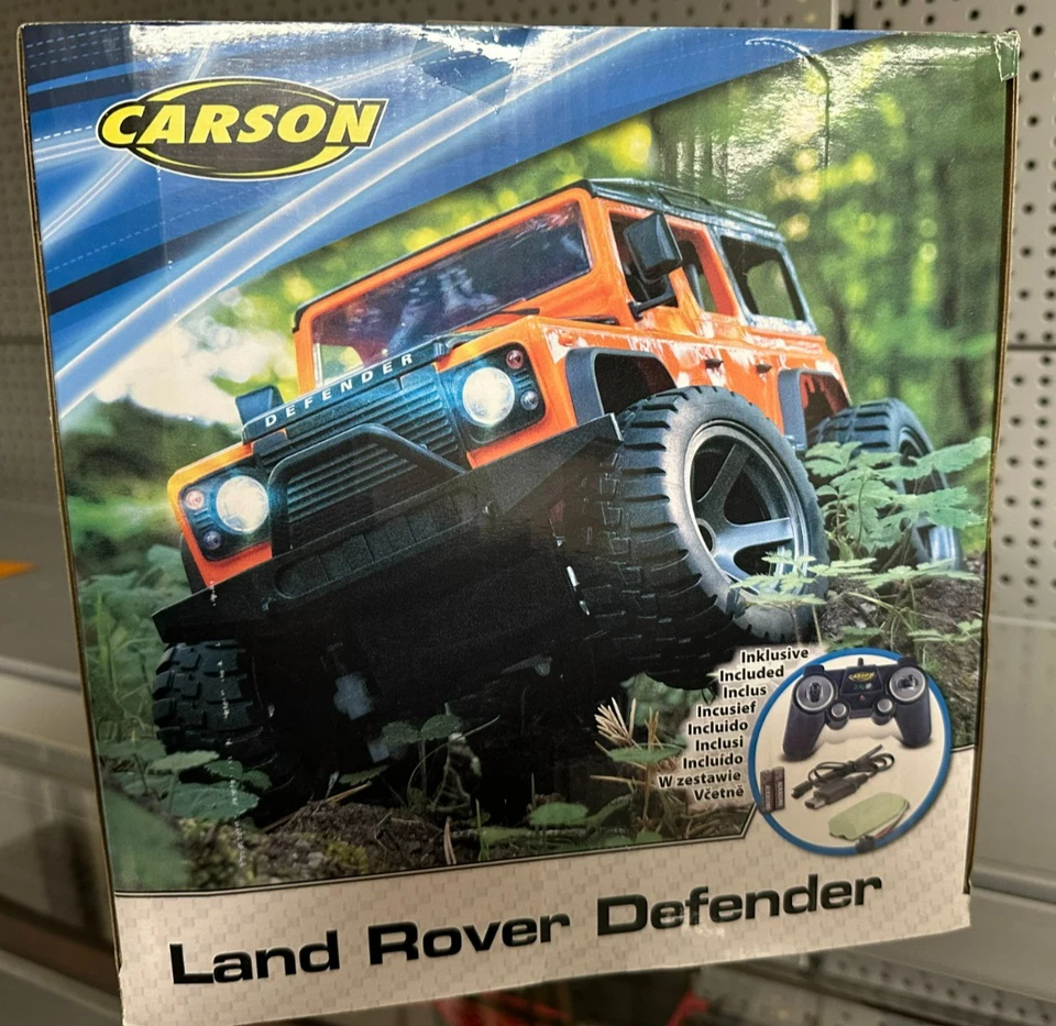 Carson Land Rover Defender RTR 1:12  2. Ghz Orange   -  500404268 -  Neu/OVP - Bild 3 von 4