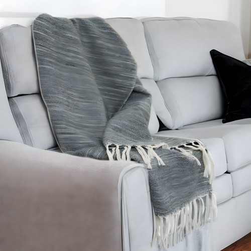 Black Woven 100% Poly Pet Throw Blanket - Picture 2 of 8