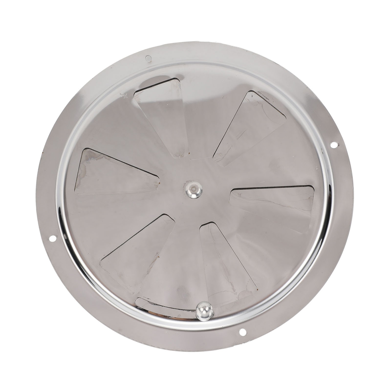 6in Cabin Ventilation Plate Marine Grade Stainless Steel Round Louver Vent Cover