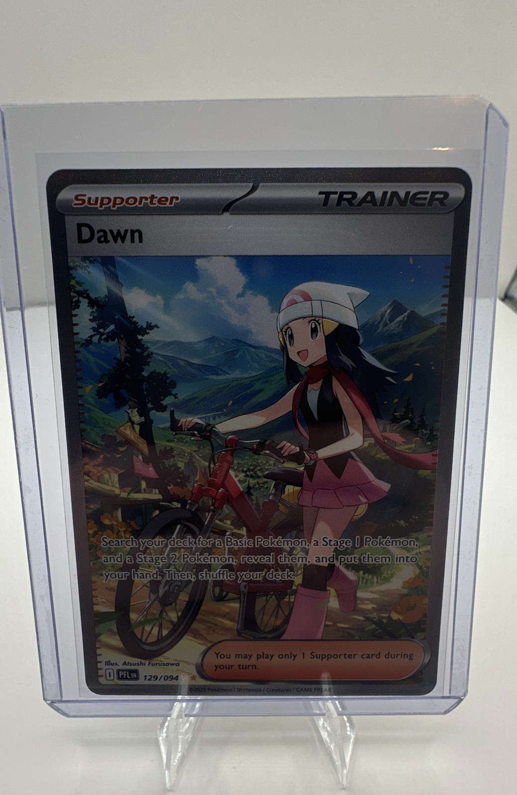 Pokemon Dawn 129/094 Double Gold Star Me02: Phantasmal Flames Holo