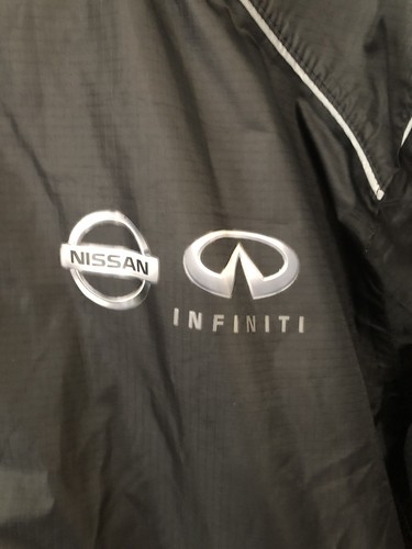 Nissan Infiniti Men’s Large Waterproof Lightweight Jacket Zipped Pockets + Hood - Picture 2 of 17