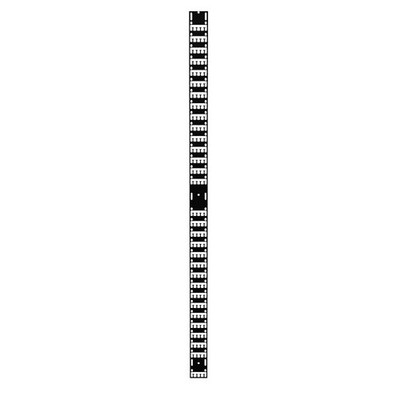 35U Vertical Cable Management Rail, Rack Mount, 0.5 x 3.2 x 63.7