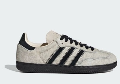 Adidas originals Women's SAMBA OG W Sneakers : Wonder White / Core Black  JP5329