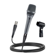 AC-900S XLR Wired Vocal Microphone – Dynamic Supercardioid Mic with AHNC Dual...