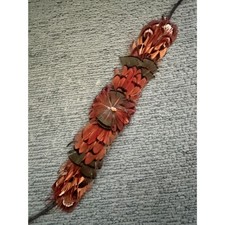 Handmade Real Feather Headband Boho Festival Hair Piece Oregon Country Fair