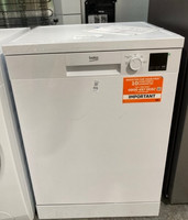 Beko DVN04X20W Full Size Dishwasher White E Rated  Ex-display