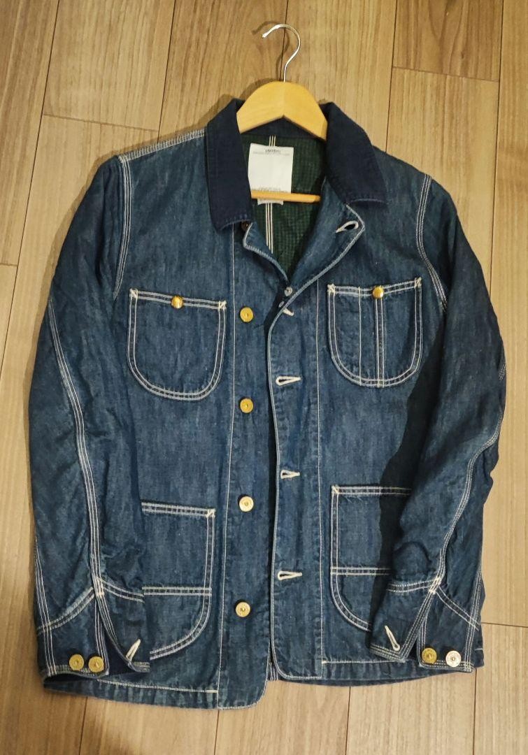 WEWILL DENIM COVERALL JACKET 美品 Authentic VISVIM denim jacket coverall size S cotton denim