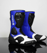 Leather Mens Yamaha Long CE Motorbike Boots Motorcycle Racing Sports Shoes