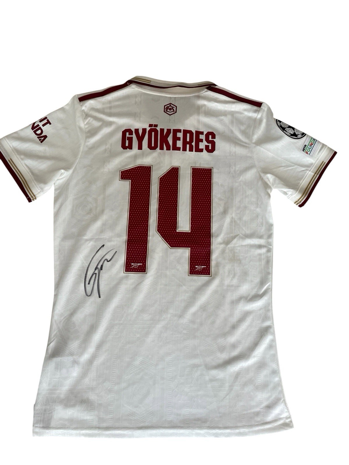 Viktor Gyokeres Hand Signed 3rd Away Shirt