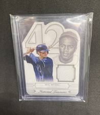 2015 National Treasures Wil Myers Jackie Robinson 42 Patch #18  Game Worn /99