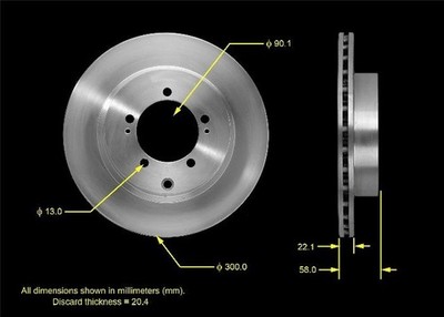 Bendix Premium Drum And Rotor Disc Brake Rotor P N Prt5570