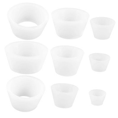 9PCS Buchner Funnel Adapter, Silicone Filter Cones Set for Vacuum Filtration,...