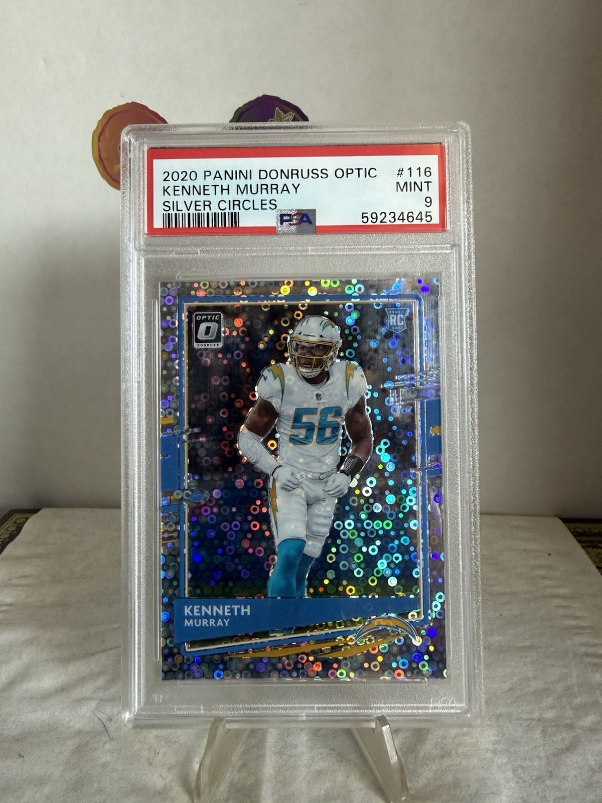 Kenneth Murray Panini Donruss Optic #116 Silver Circles