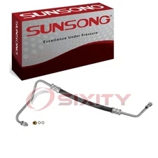 Sunsong From Pump Power Steering Pressure Line Hose for 1986-1987 Chevrolet ac