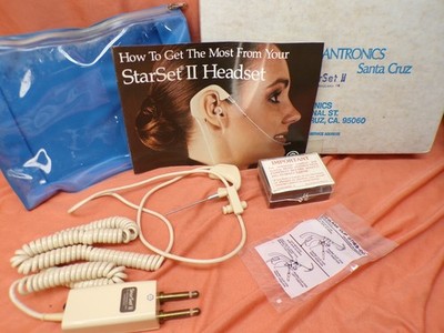 VINTAGE PLANTRONICS STAR SET II w/ sound guard ~ untested