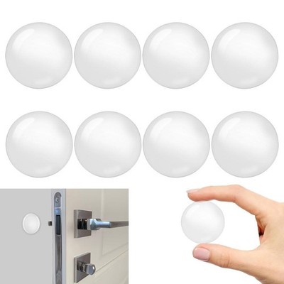 Wandtürstopper 8 Stück Transparent Gummipuffer Selbstklebend 40mm Elastikpuffer