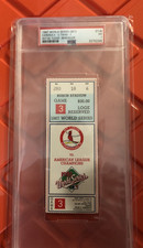 1987 WORLD SERIES Game 3 Ticket Stub, PSA 7 Near Mint, POP 1, NONE HIGHER!!!!