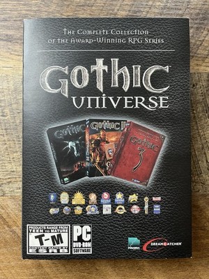 Gothic Universe PC Game 2007 Gothic 1 2 Gold & Gothic 3 Windows DVD-ROM Boxed