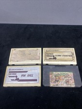 Commodore Cartridge Lot Rough Shape Untested Pinball Cosmic Cruncher Congo Bong