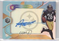 2020 Panini Elements Rookie Neon Signs Blue 72/75 Anthony McFarland Jr Auto 5m1