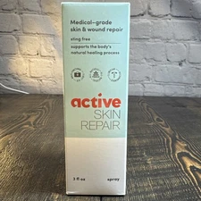 Active Skin Repair Spray 3 Fl Oz Medical Grade Skin & Wound Repair Sting Free
