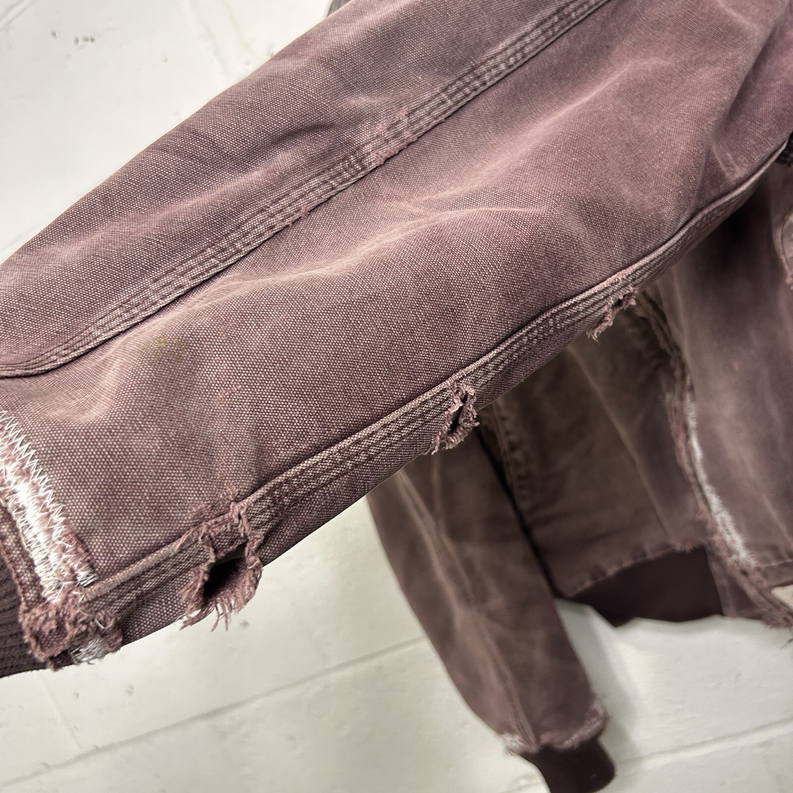 Vintage Carhartt Quilted Santa Fe Jacket “Burgundy” J… - Gem