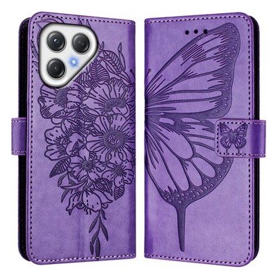 For Tecno Pova 7 5G, Fashion Butterfly Pattern Leather Wallet Stand Case Cover