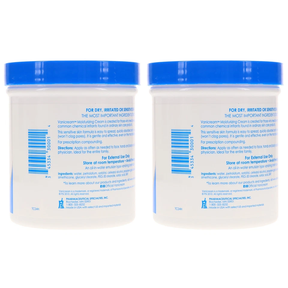 Vanicream Moisturizing Skin Cream 16 oz 2 Pack - Image 3 of 4