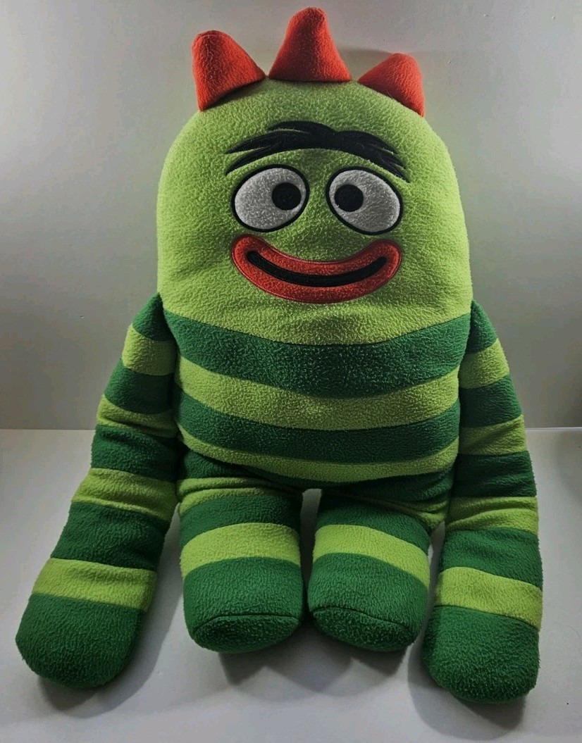 Yo Gabba Gabba FOOFA Pink Plush Doll Bag Clip Nick Jr. New - Foto 2