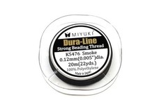 Miyuki Dura-line Strong Beading Thread 20m Smoke Grey 0.12mm Jewelry Making