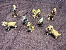 Disney Lady and The Tramp Wade Whimsies Figures Set of 8 Excellent Condition