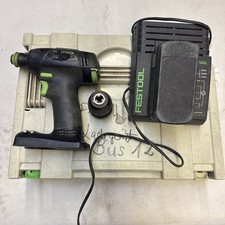 Festool T 12+3 Akku-Bohrschrauber Systainer Akku Ladegerät Bohrfutter