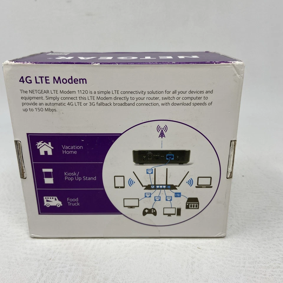 NETGEAR LB1120 4G LTE Broadband Modem - Image 4 of 4